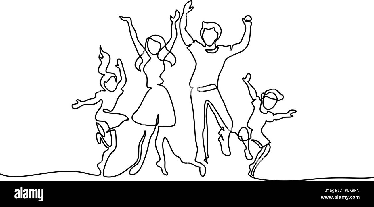 Dibujo de niños bailando con su familia fotografías e imágenes de alta  resolución - Alamy