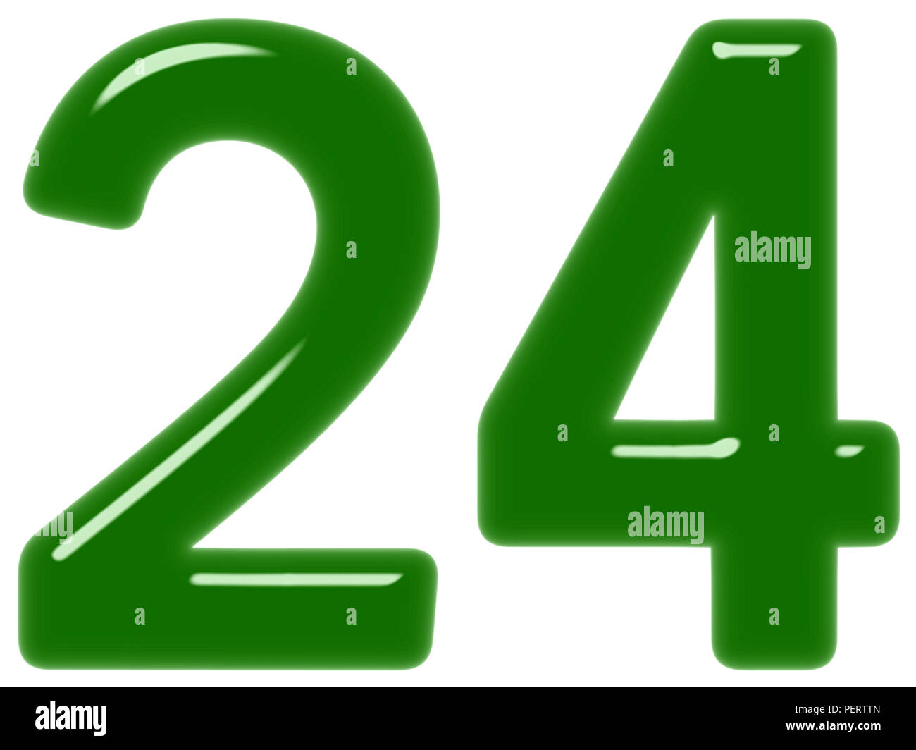 24 numeral 24 aislado sobre fondo blanco 3D Render Fotografía de 24 numeral 24 aislado sobre fondo blanco 3D Render Fotografía de
