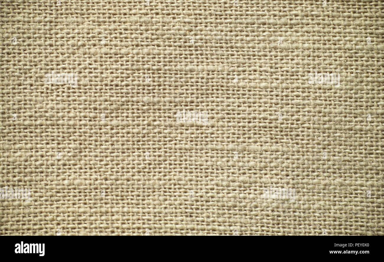 Textura de tela de saco marrón con delicadas cuadrícula para utilizar como fondo grunge Foto de stock