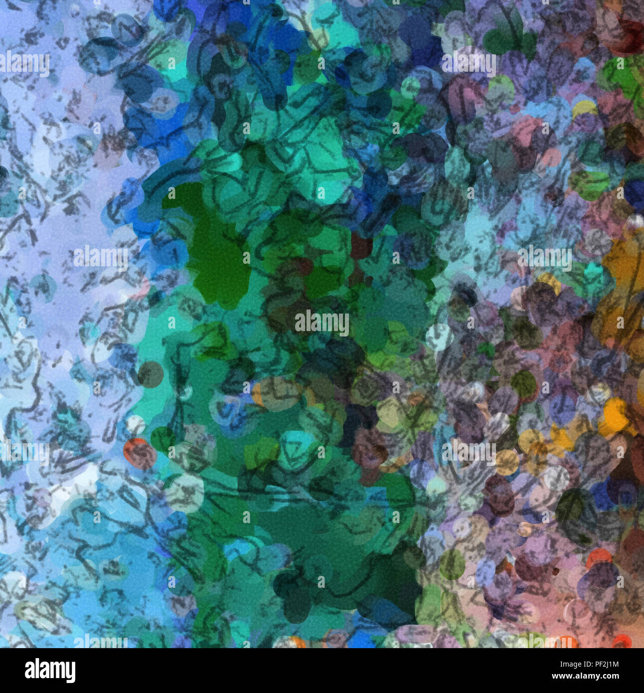 Dibujo A Mano Alzada Poster De Pared Imprimir Arte Abstracto