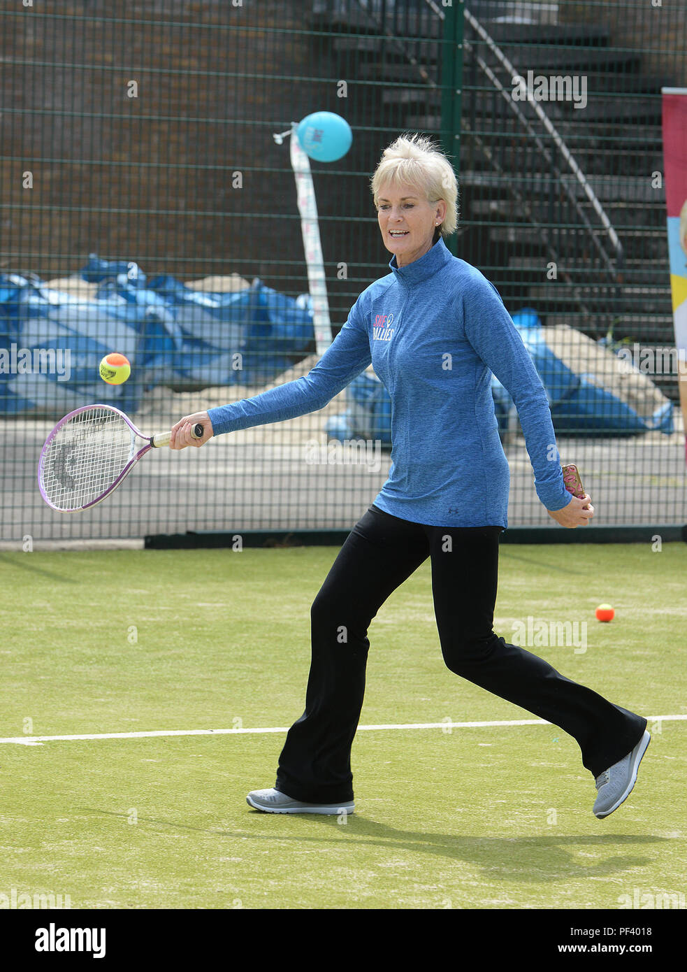 Judy Murray, madre del tenista escocés Andy Murray Foto de stock
