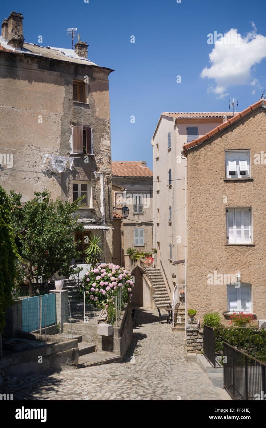 Corte Corcega Francia Europa Fotografia De Stock Alamy