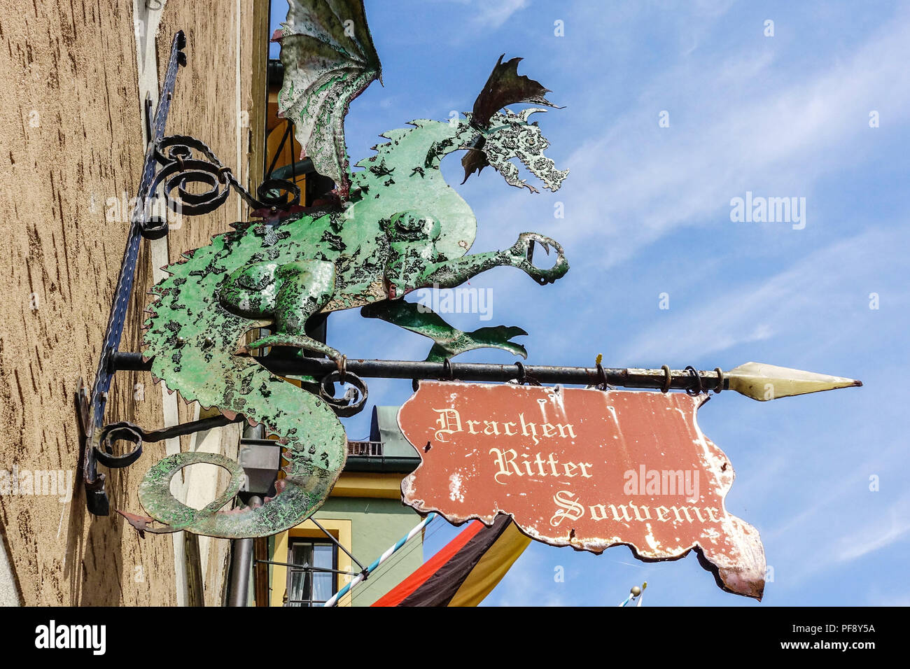 Dragon, Furth im Wald, Baviera, Alemania Foto de stock