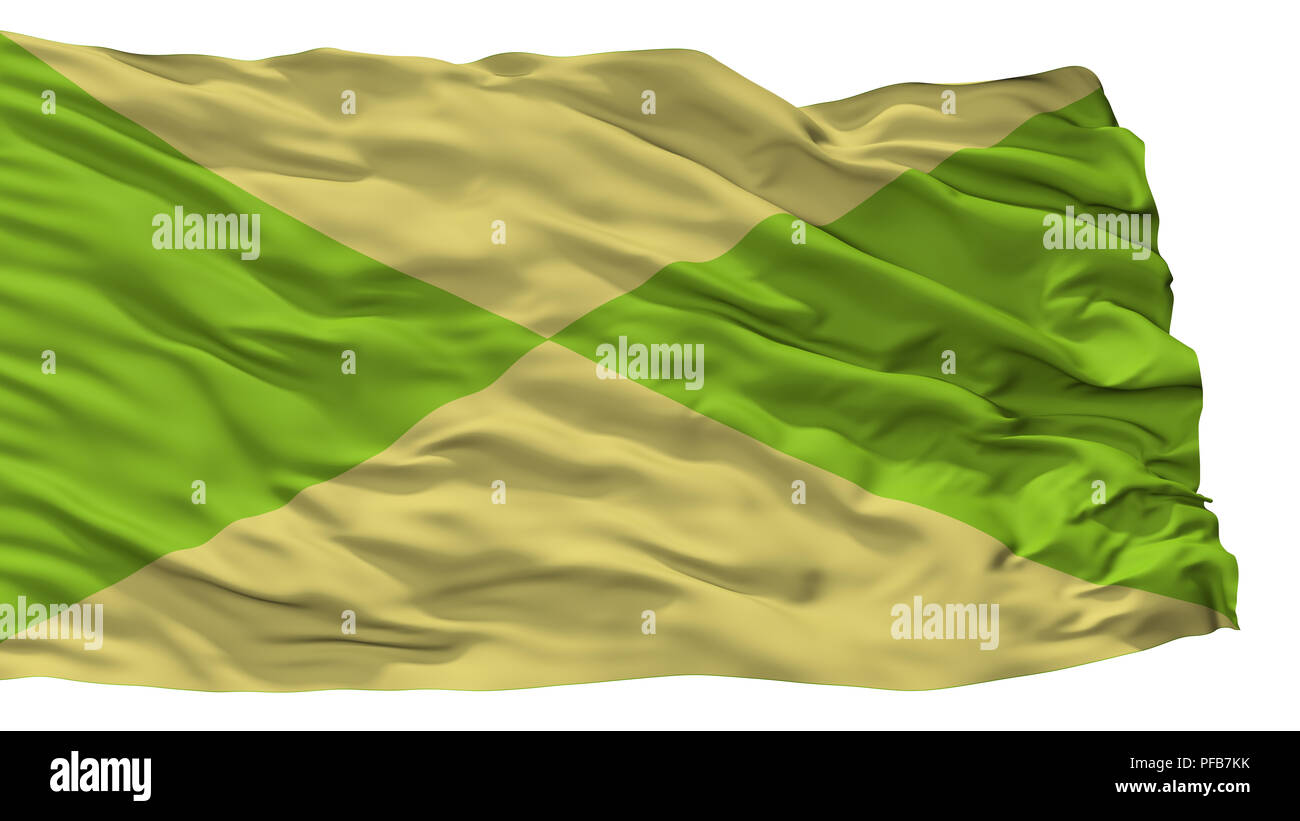 La bandera de la ciudad de Corozal, departamento de Sucre, Colombia