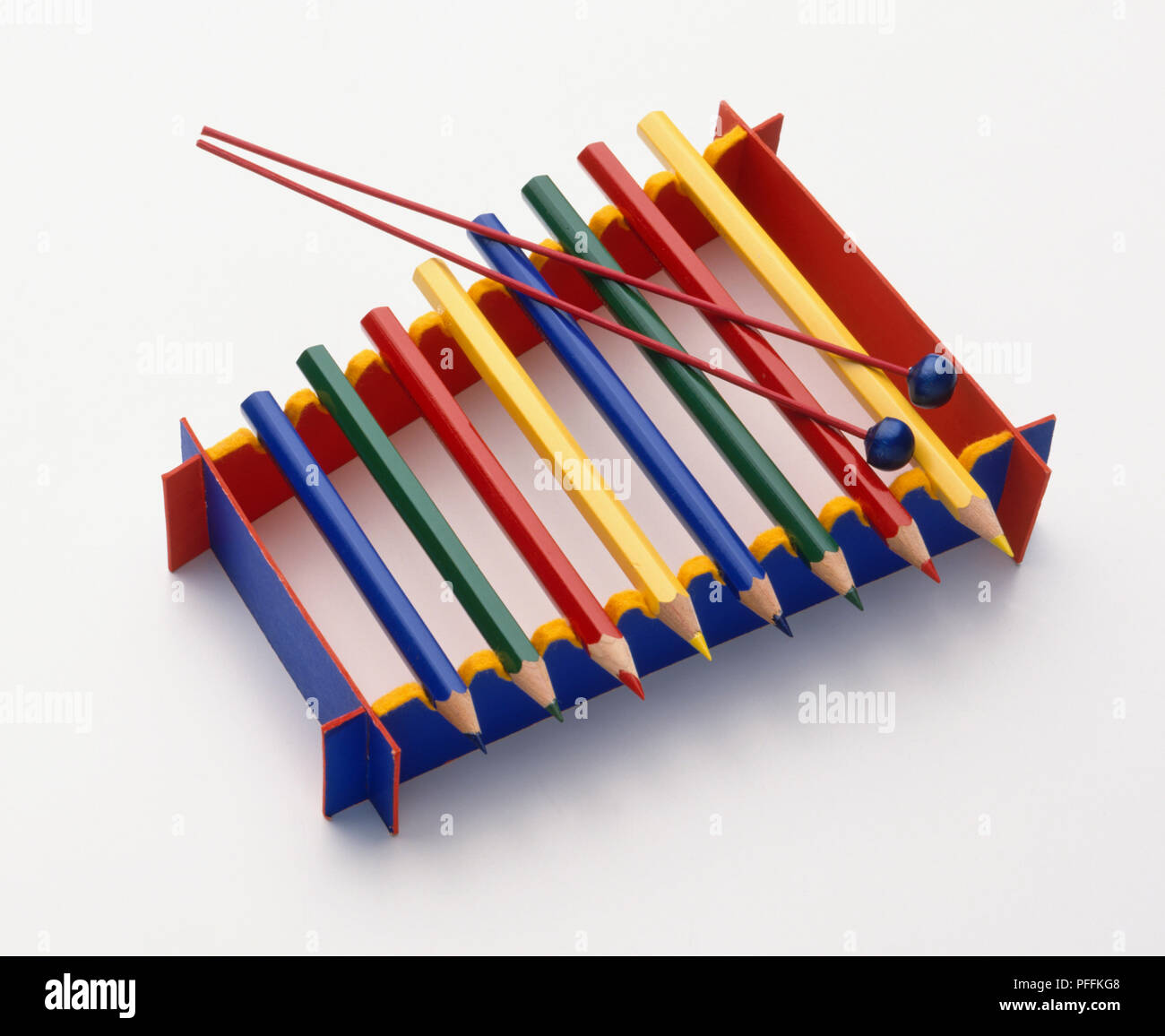 xilofono casero para niños