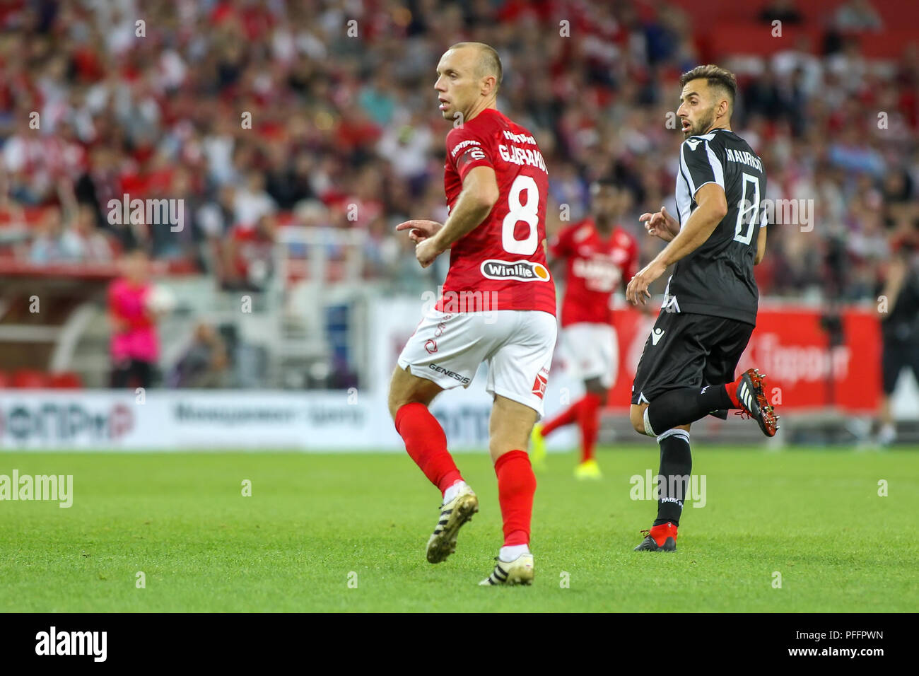 Rodrigo Becão celebra vitória do CSKA sobre o Spartak na Rússia