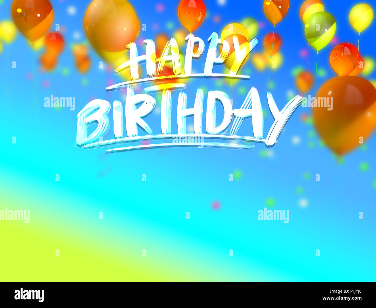 Feliz cumpleaños globos fotografías e imágenes de alta resolución - Alamy