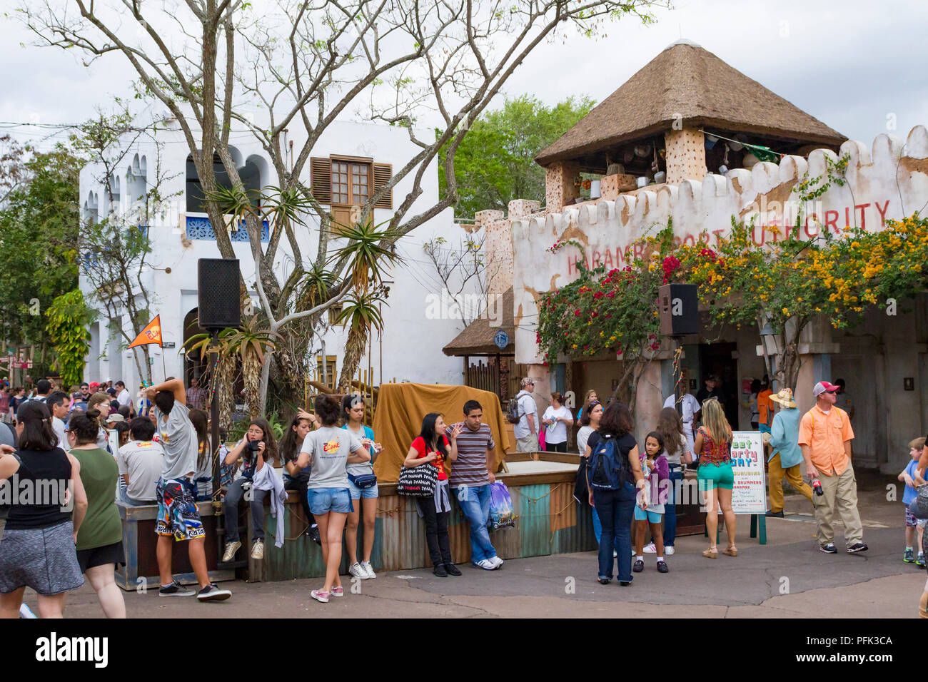El Parque Temático Animal Kingdom en Walt Disney World, Orlando, Florida. Foto de stock