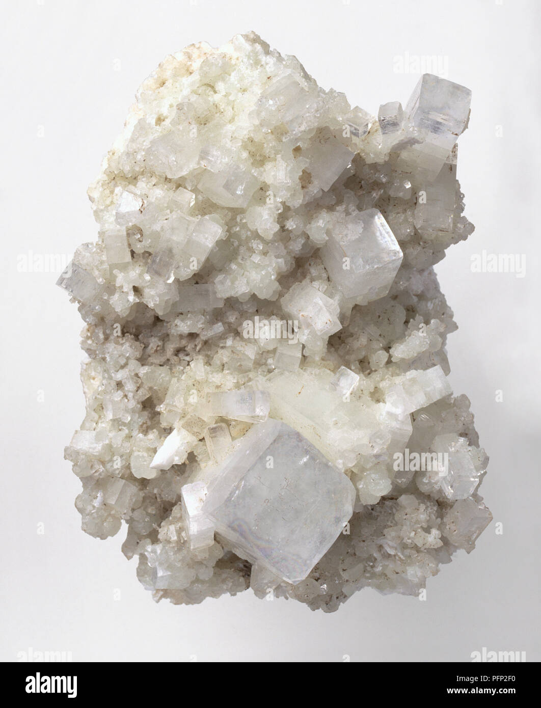 Apophyllite cristales, close-up Foto de stock