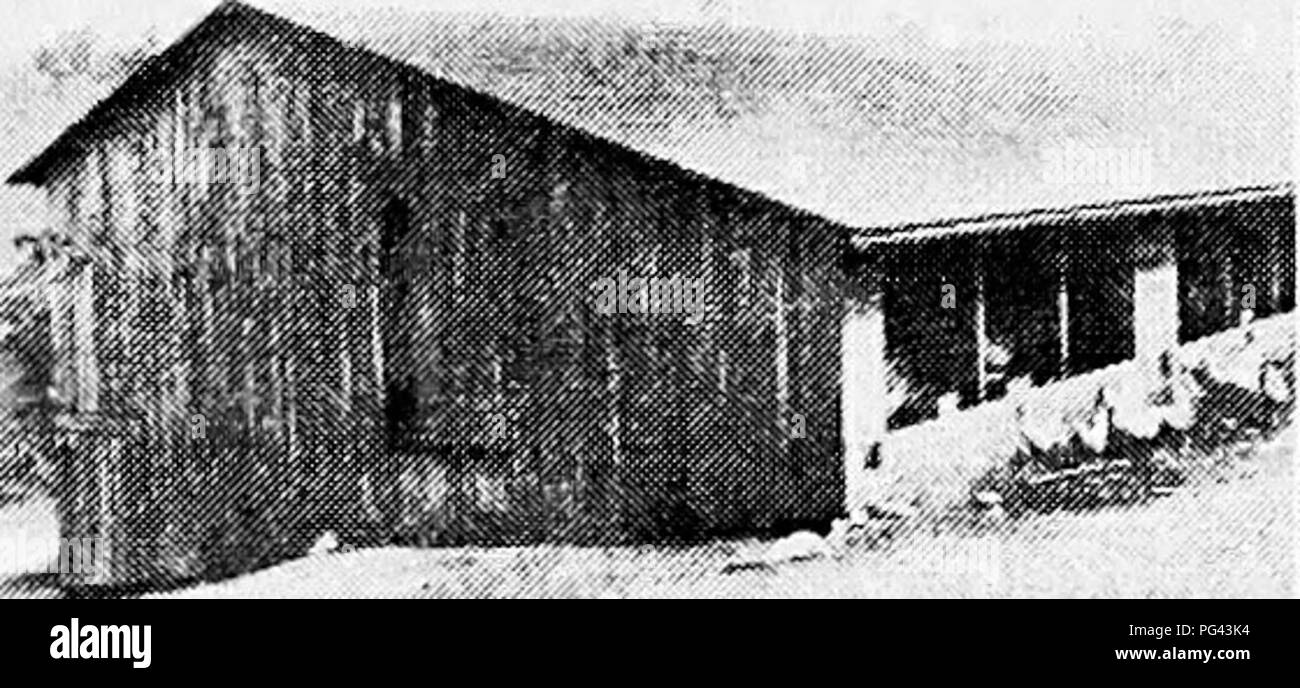 . Principios y práctica de la cultura de aves de corral . Las aves de corral. l-'ii;. iro;. I'armcr'i mlony House at Michigan .f',riciiluitid College (Colegio archivo froni rhotograpb-). Por favor tenga en cuenta que estas imágenes son extraídas de la página escaneada imágenes que podrían haber sido mejoradas digitalmente para mejorar la legibilidad, la coloración y el aspecto de estas ilustraciones pueden no parecerse perfectamente a la obra original. Robinson, John H. (John Henry), 1863-1935. Boston ; Nueva York : Ginn y compañía Foto de stock