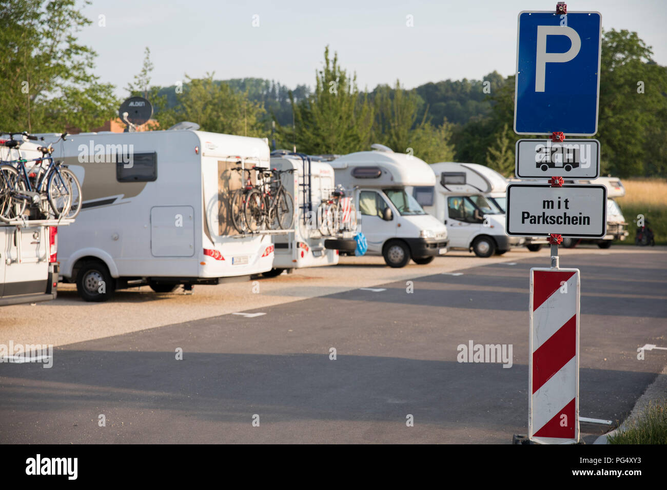 Señal Estacionamiento Parking Reservado para Autocaravanas