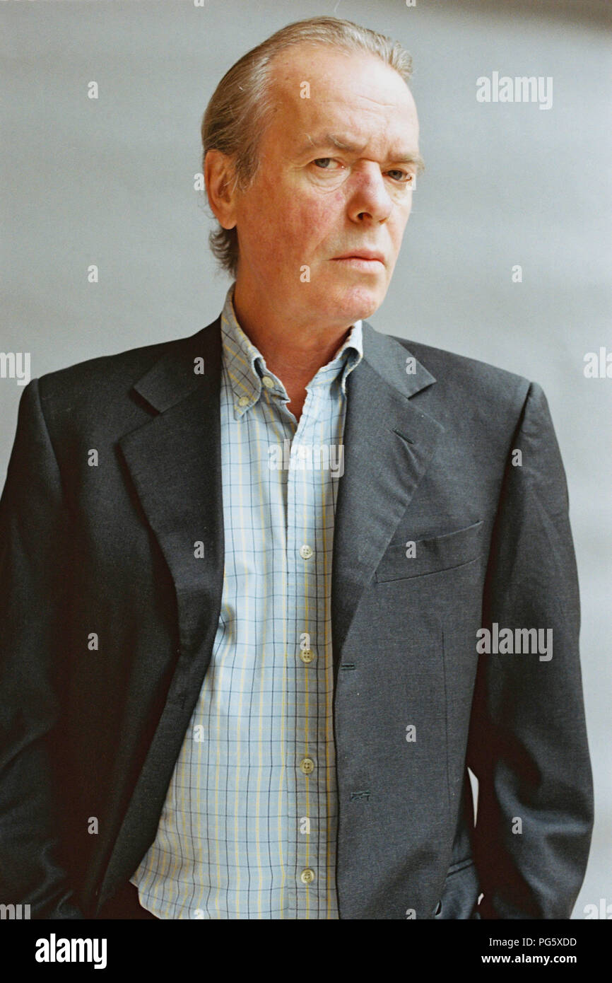 Martin Amis en la LitCologne. Foto de stock