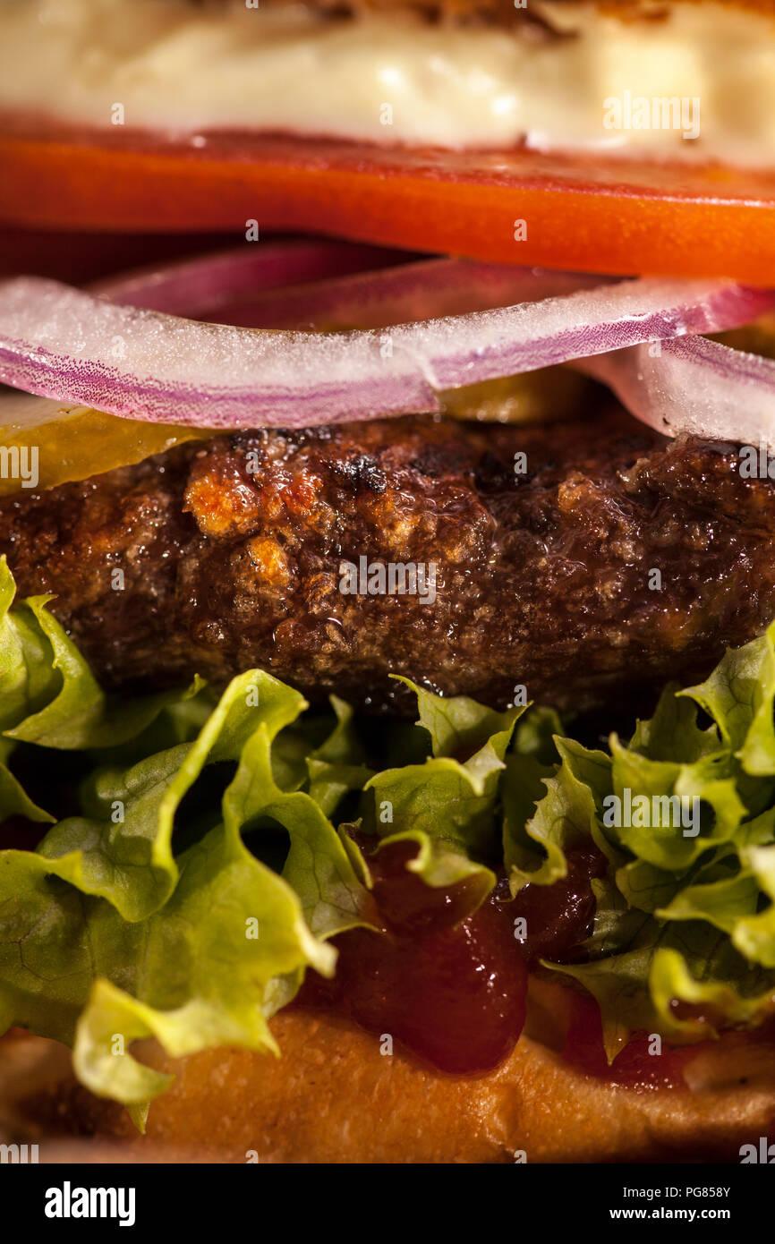 Hamburger, Detalle Foto de stock