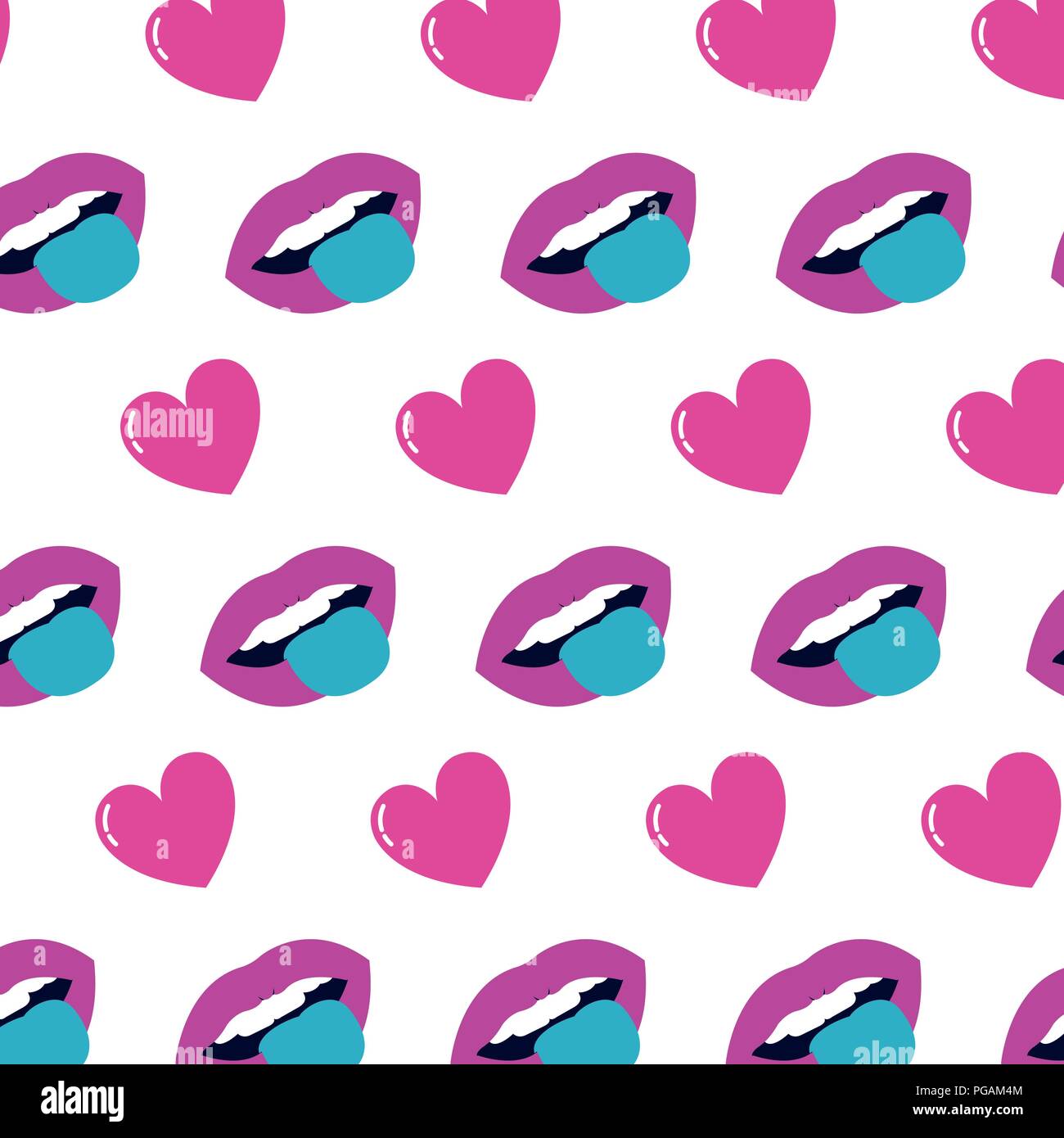 Vector De Icono De Lengua Y Boca Fotos e Imágenes de stock - Alamy