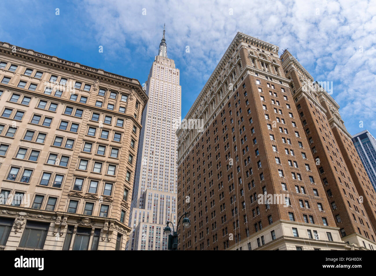 Edificio Empire State en la Ciudad de Nueva York Foto de stock