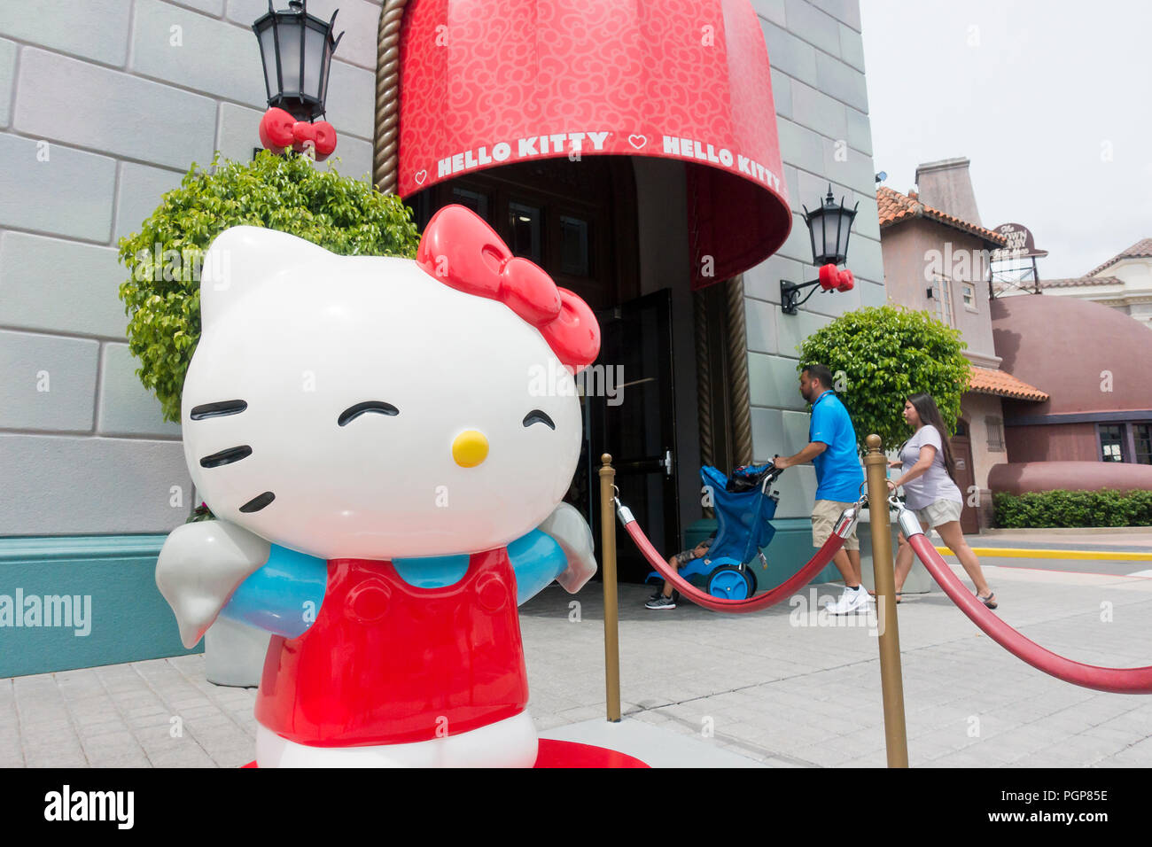 Tienda Hello Kitty - EE.UU. Foto de stock