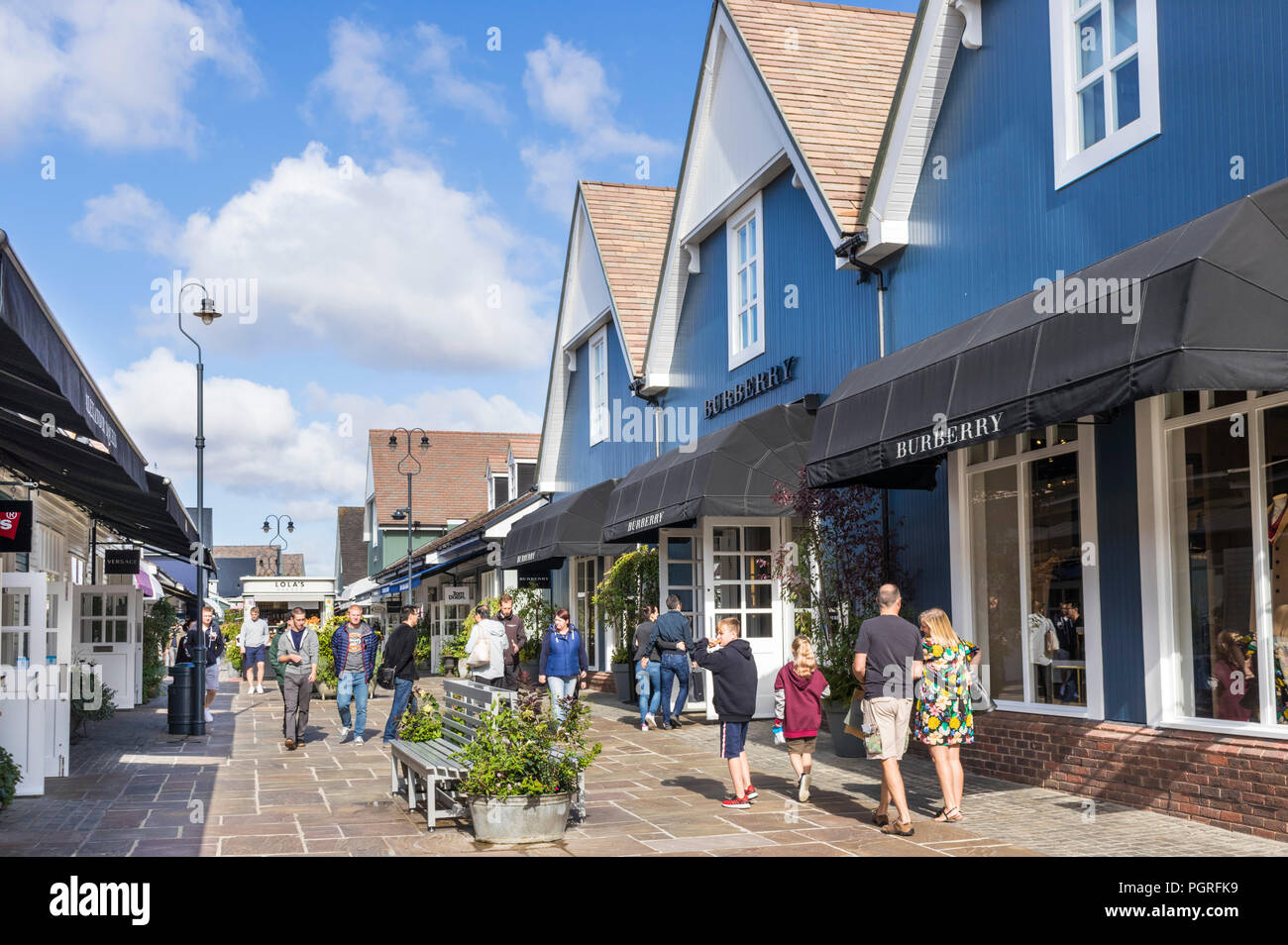 Bicester shopping village Bicester Village Outlet Mall bicester oxfordshire inglaterra GB Europa Foto de stock