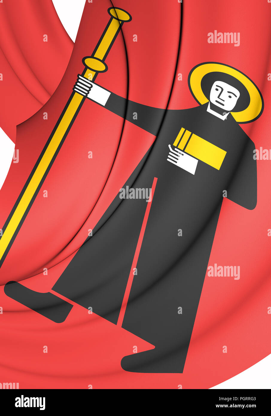 Bandera del cantón de glaris fotografías e imágenes de alta resolución