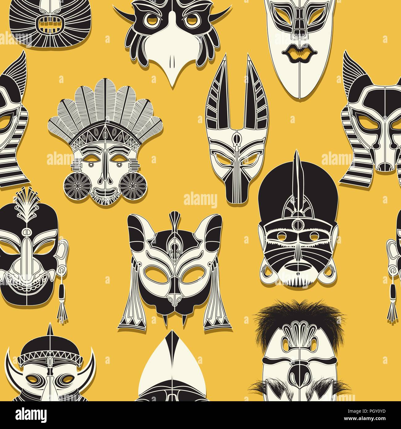 Tribal ritual totem Imágenes vectoriales de stock Alamy