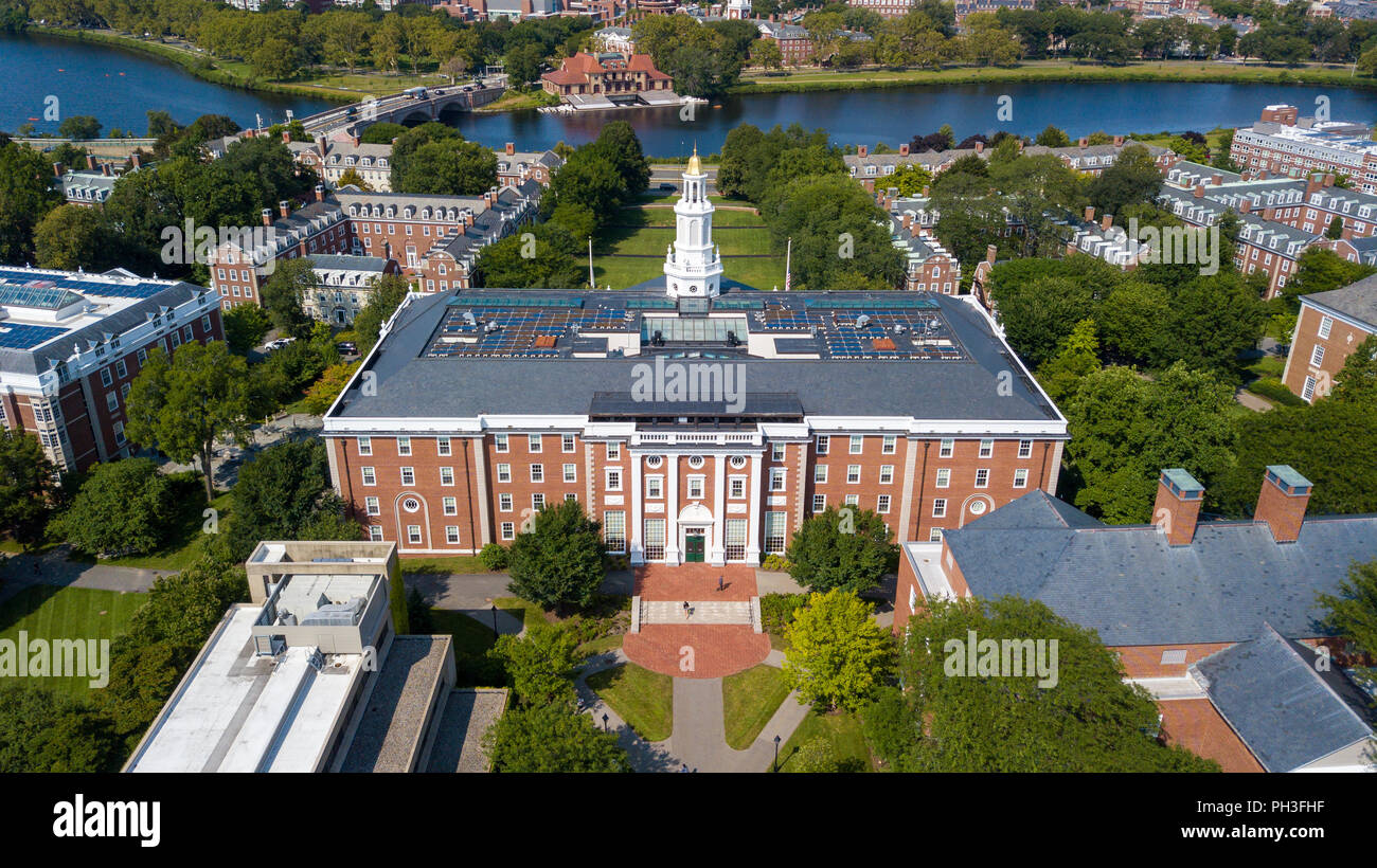 La Escuela de Negocios de Harvard, Boston, MA, EE.UU. Foto de stock