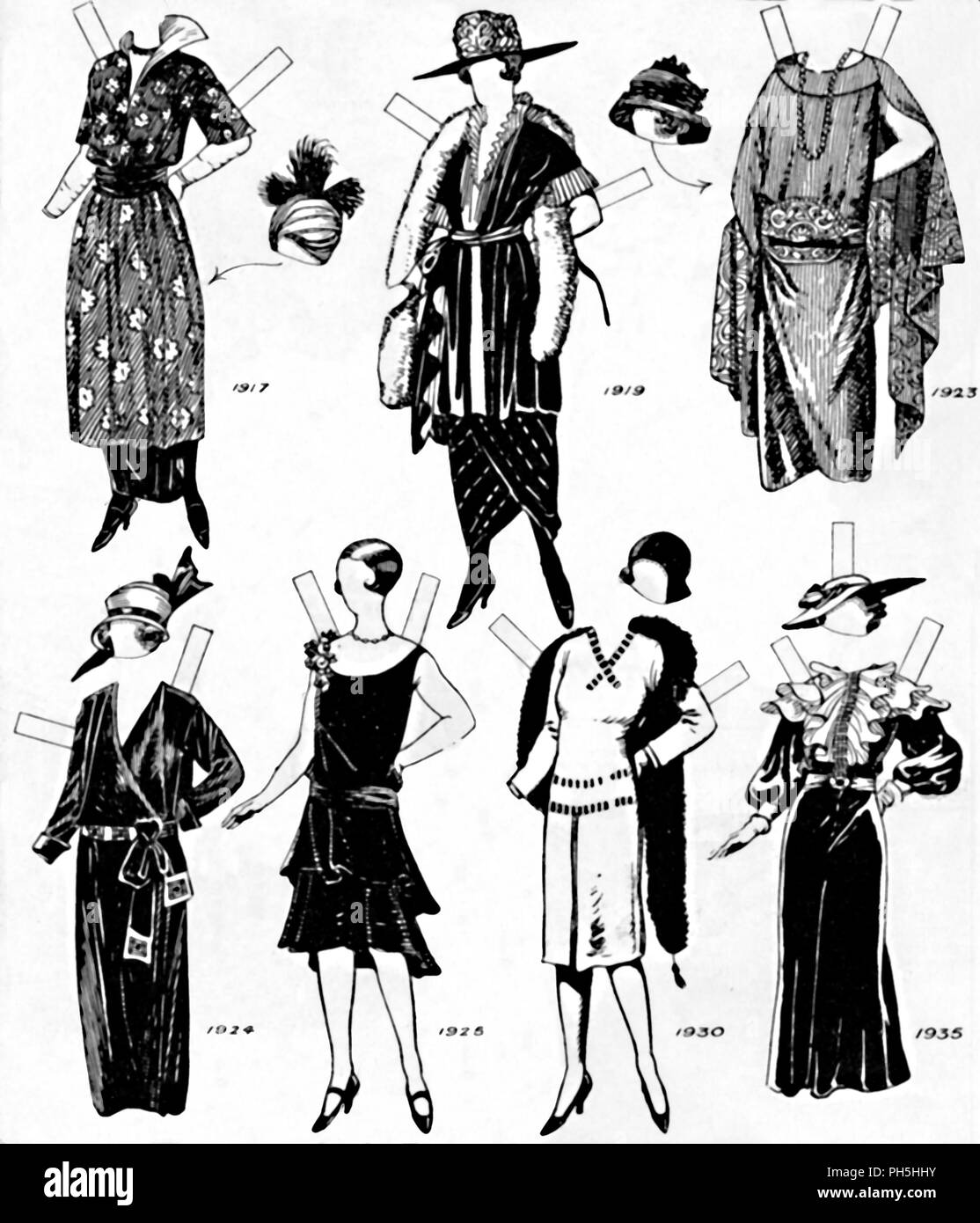 La Galería de disfraces: vestuario usado durante el siglo XX', C1934.  Artista: Desconocido Fotografía de stock - Alamy