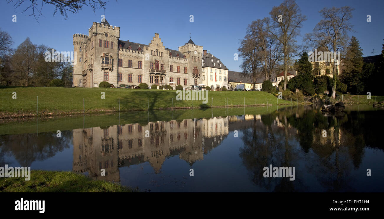 El castillo Herdringer en Arnsberg en Alemania. Foto de stock