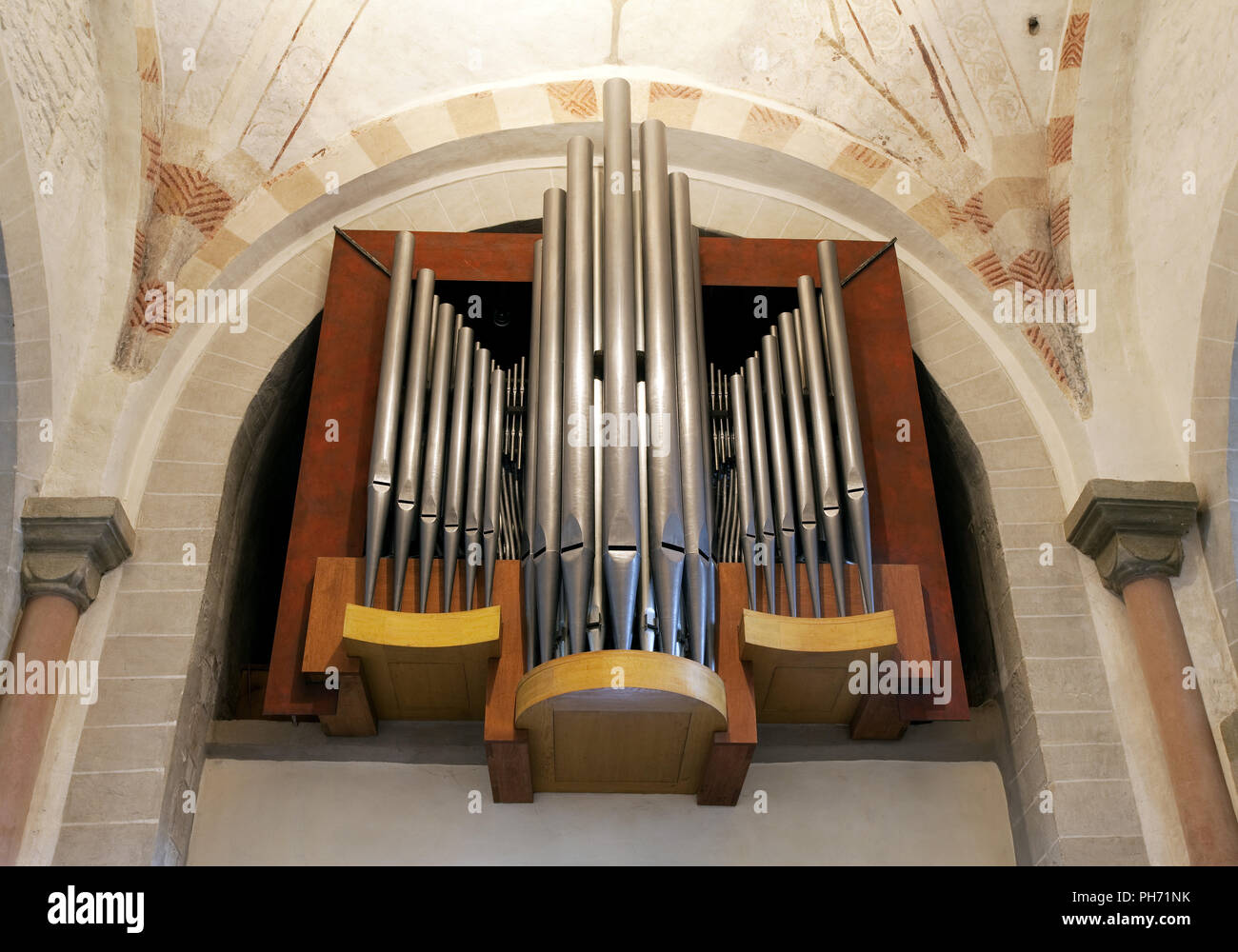 La iglesia del pueblo Stiepeler en Bochum, en Alemania. Foto de stock
