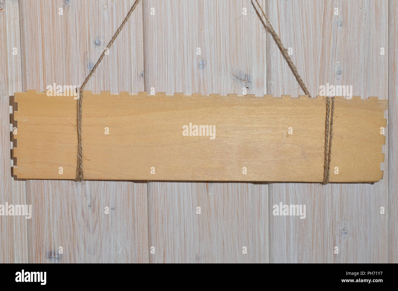 Letrero de madera Foto de stock