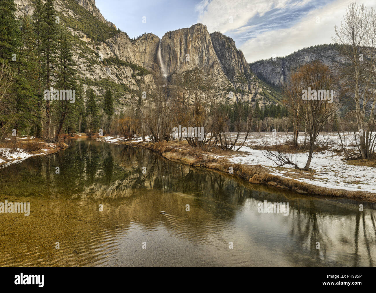 Cataratas de Yosemite Foto de stock