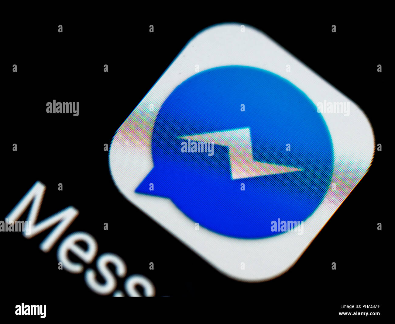 Messenger logo fotografías e imágenes de alta resolución - Alamy