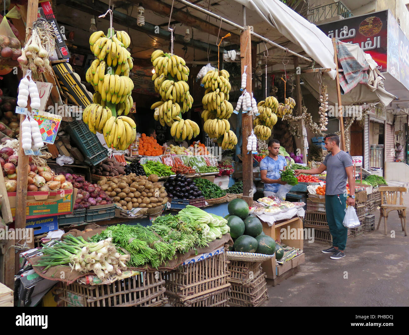 Obst, Laden, Hurghada, Aegypten Foto de stock