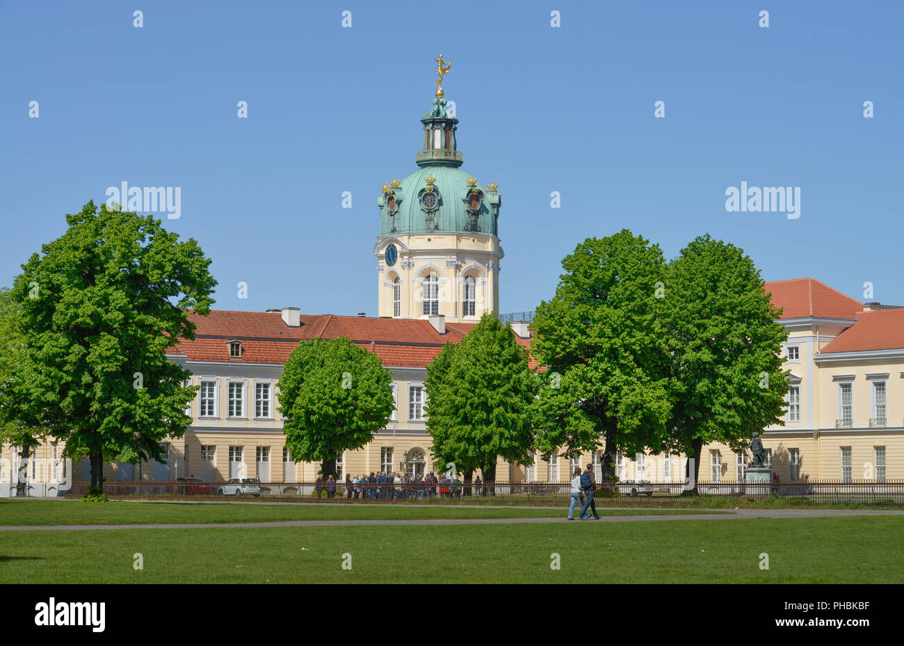 Neuer Fluegel, Schloss Charlottenburg, Spandauer Damm, Charlottenburg, Berlin, Deutschland Foto de stock