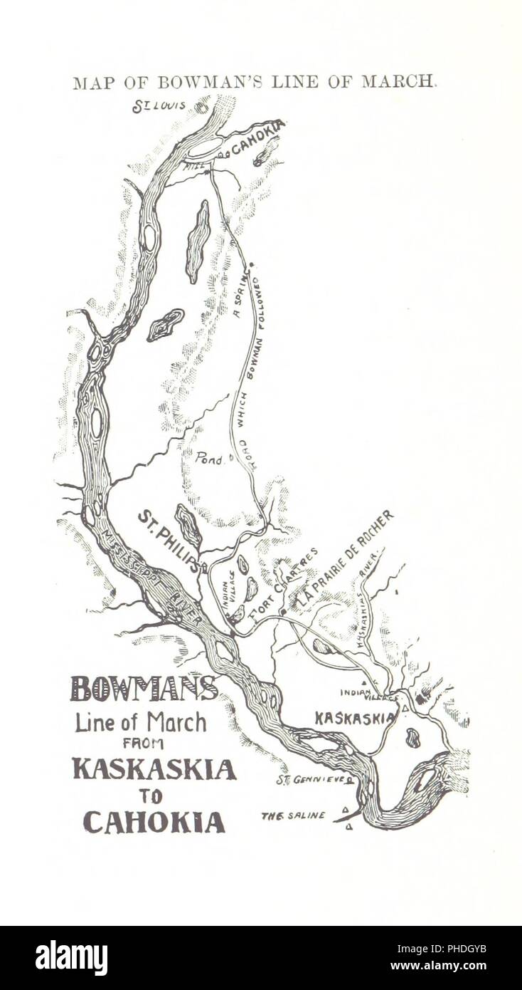 Imagen de la página 202 de "Conquista del país al noroeste del río Ohio, 1778-1783, y la vida del General George Rogers Clark. Más de cien y veinticinco ilustraciones. Con numerosos bocetos de los hombres que trabajaron en el CLA0033. Foto de stock