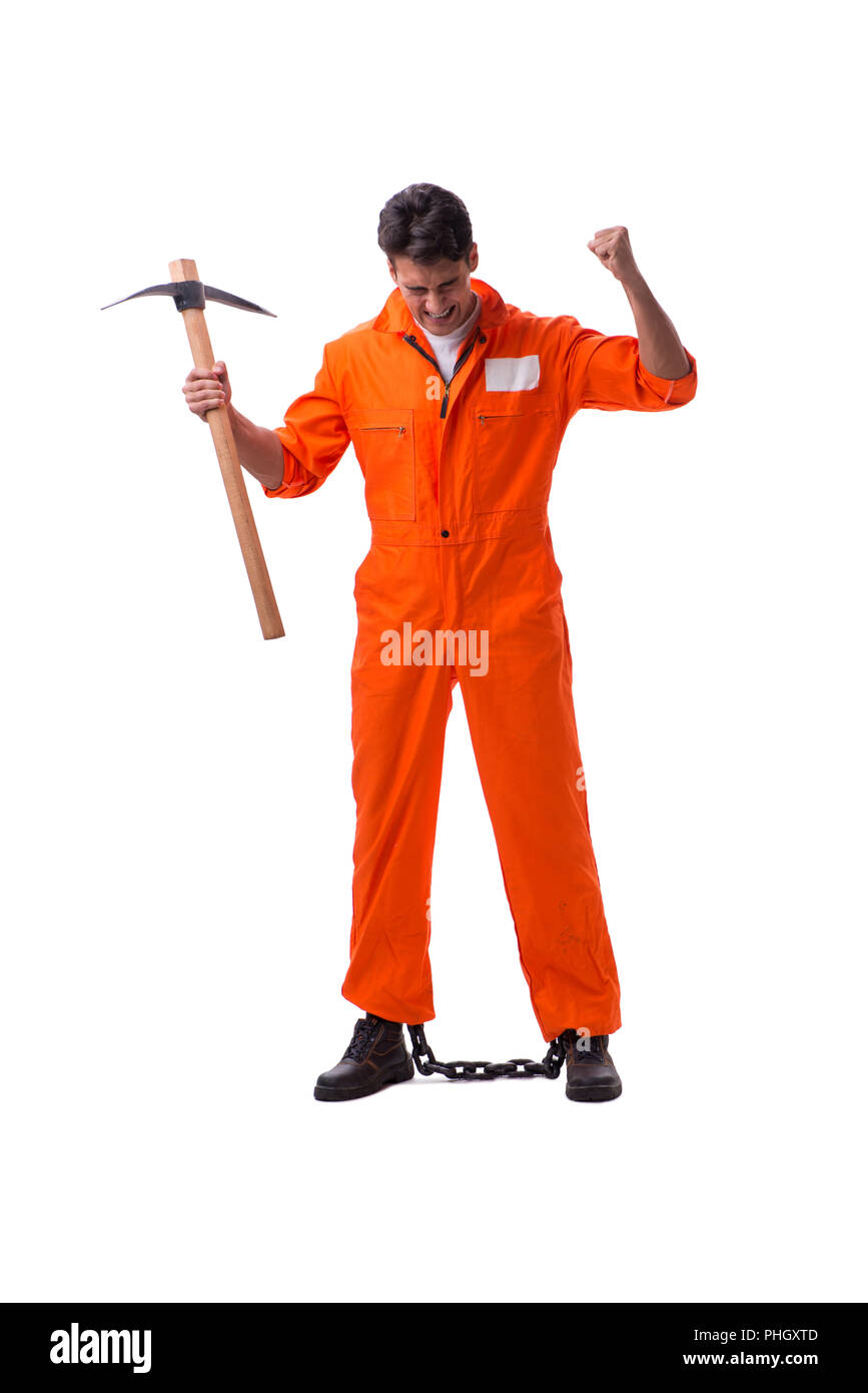 Orange prison uniform Imágenes recortadas de stock - Página 2 - Alamy