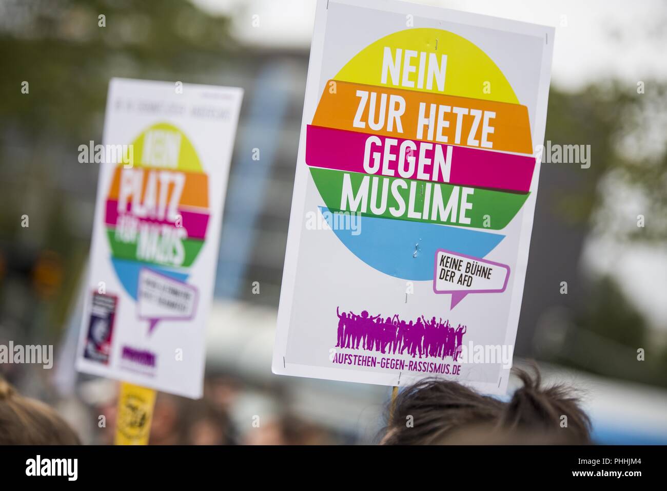 Chemnitz, en Sajonia, Alemania. 1 Sep, 2018. Crédito: XXXX Jannis Grosse/Zuma alambre/Alamy Live News Foto de stock