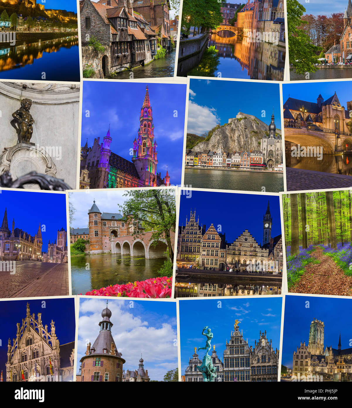 Imágenes de viajes de Bélgica (mis fotos) Foto de stock