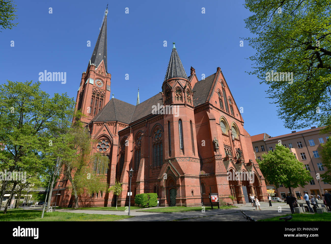 Luther-Kirche, Dennewitzplatz, Schoeneberg, Berlin, Deutschland Foto de stock