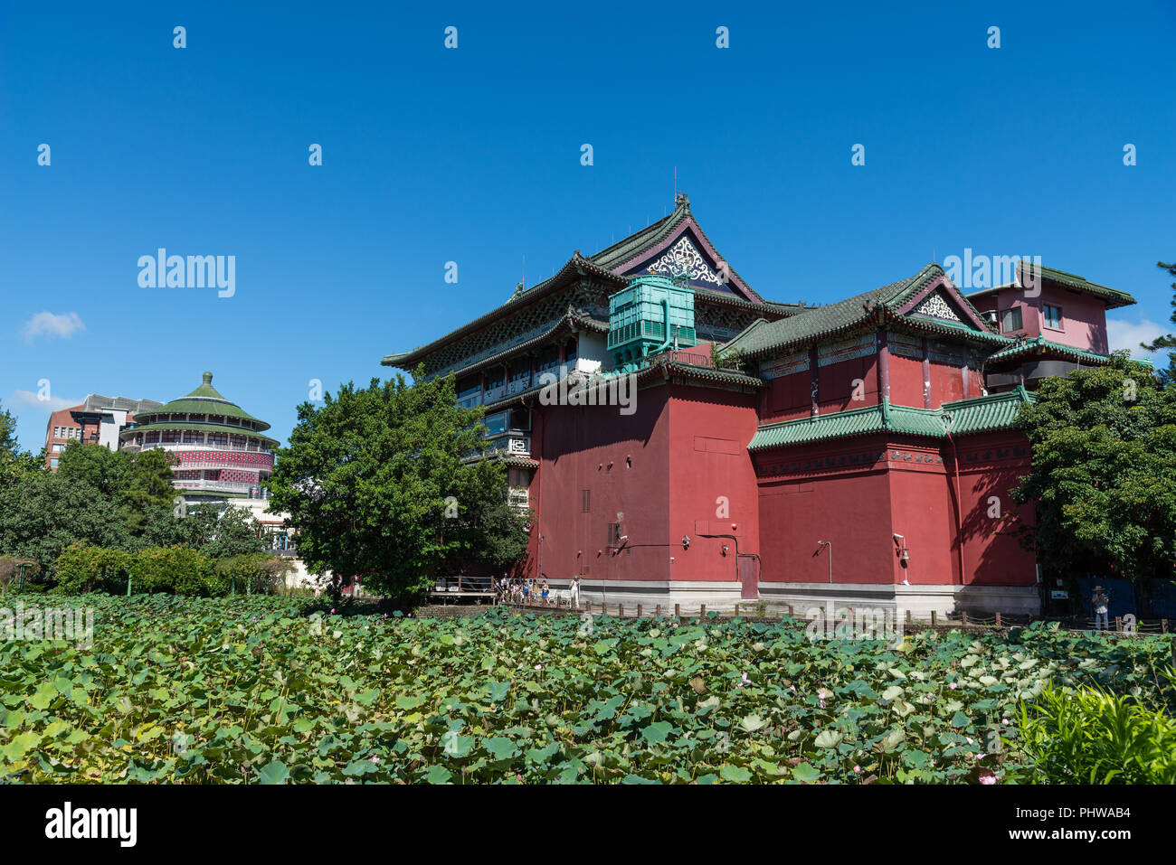 Edificio del Museo Nacional del Palacio. Taipei, Taiwán, China. Foto de stock