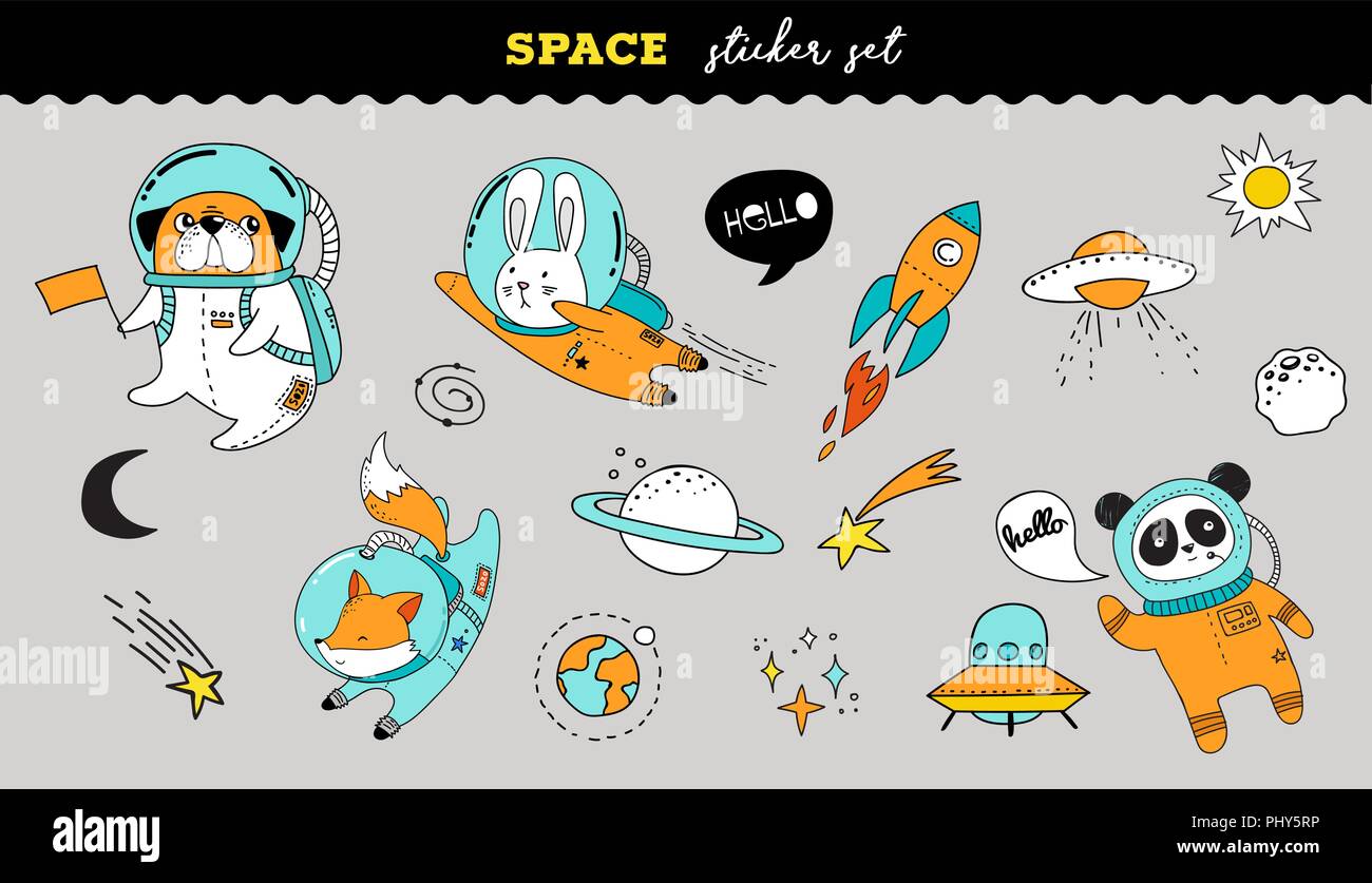 Pegatinas Para Niños De La Nasa Galaxy Space Sticker 50 Uni