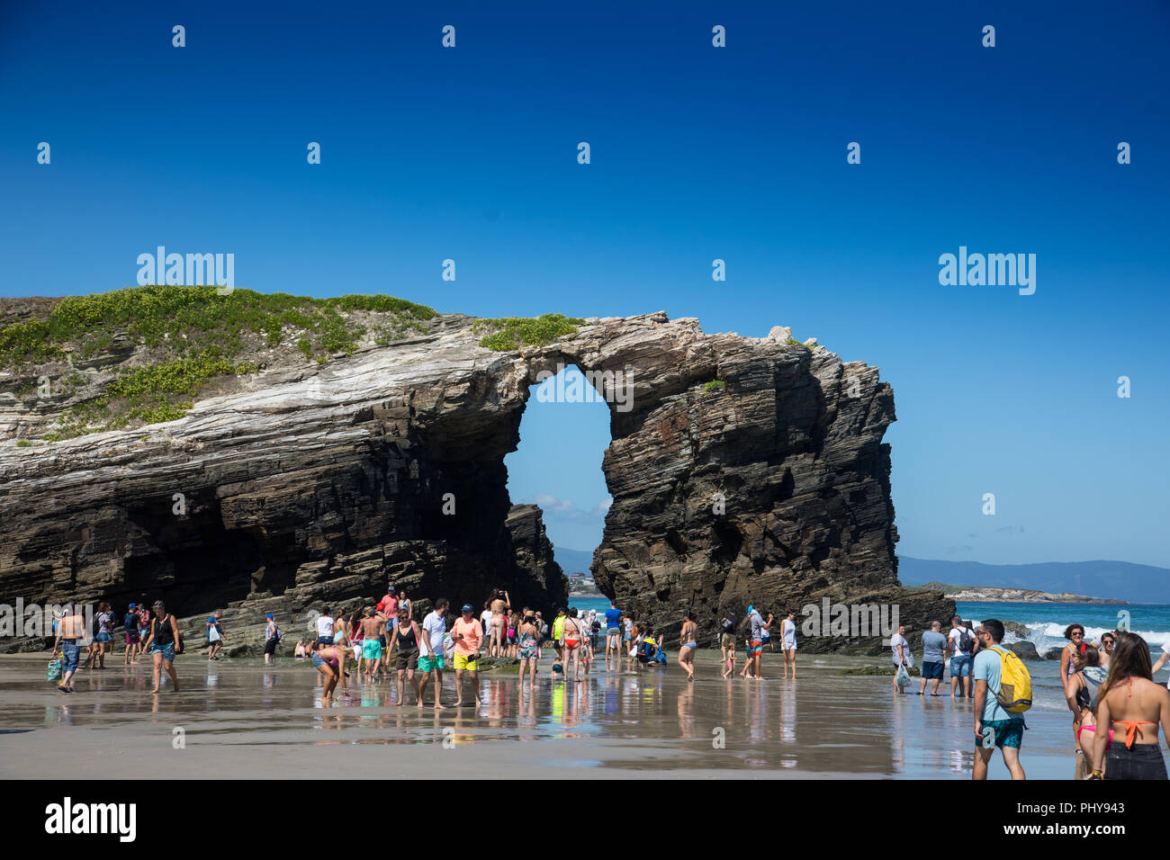 Playa de Catedrales o la Playa de las Catedrales, Galicia, España  Fotografía de stock - Alamy
