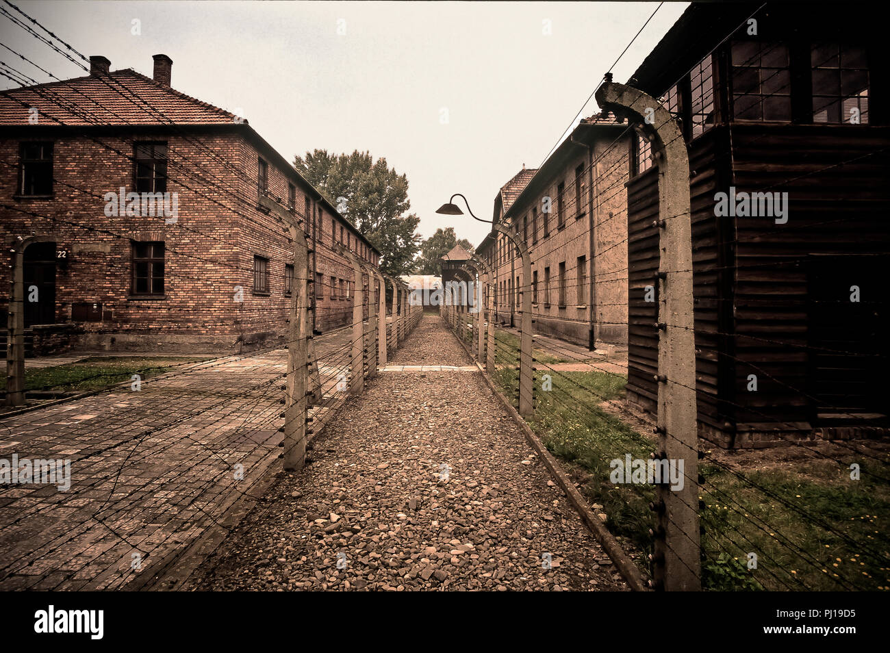 Campos de concentración de Auschwitz, Polonia Fotografía de stock Alamy
