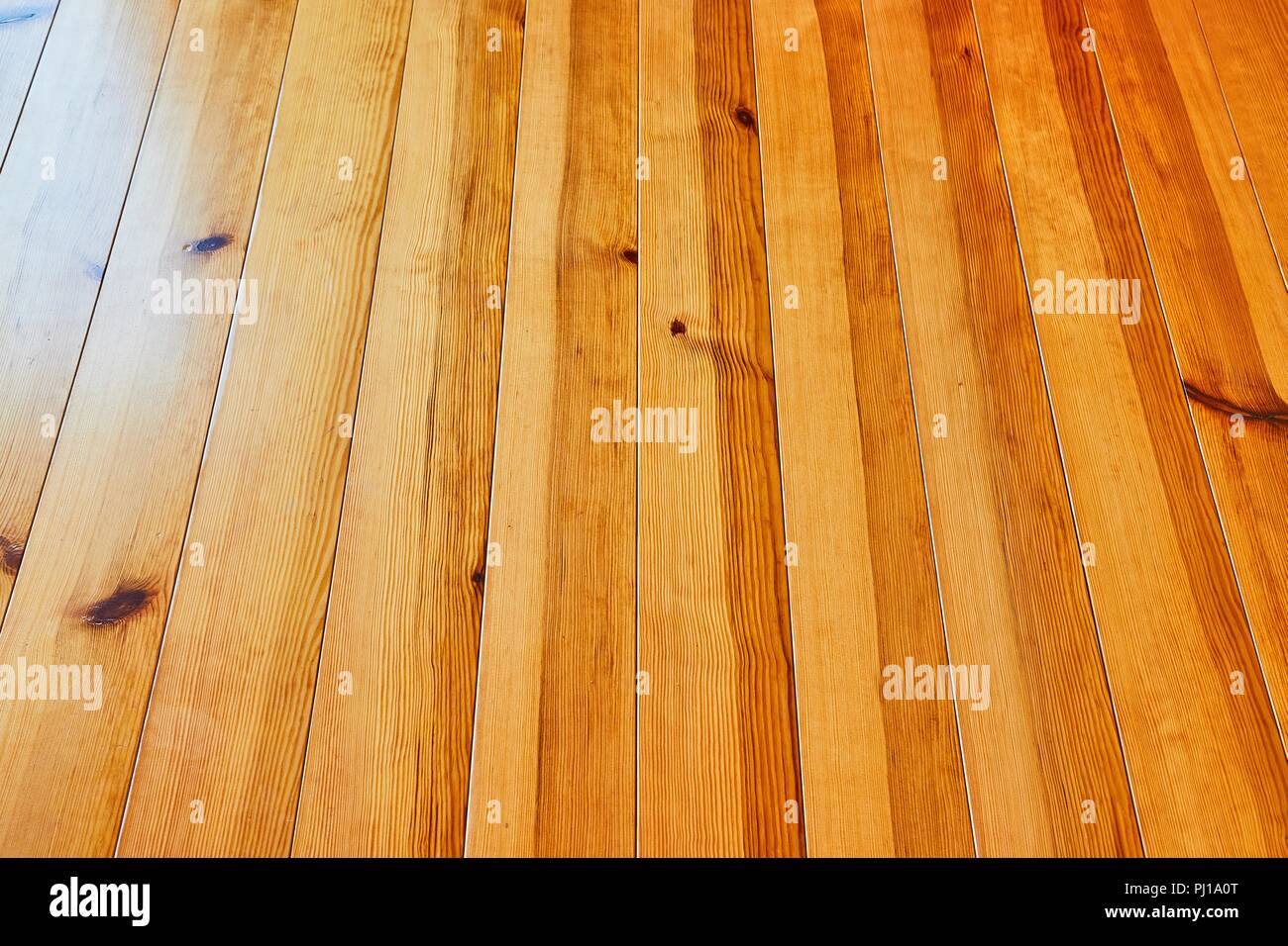 Deck de madera madera Foto de stock
