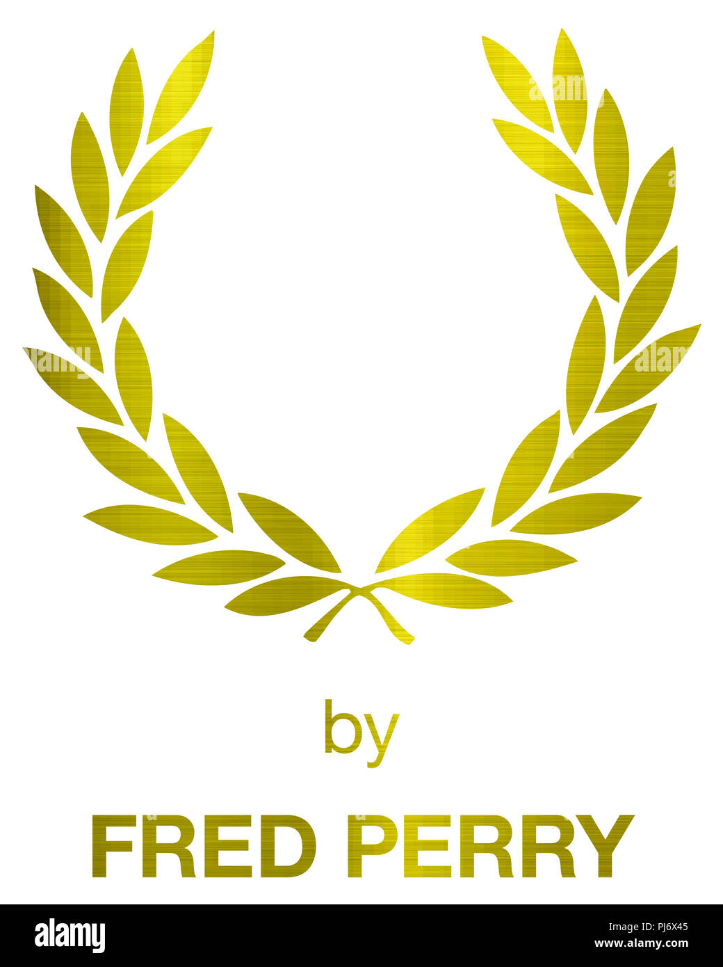 Fred Perry logotipo de marca de lujo de moda ropa ilustración
