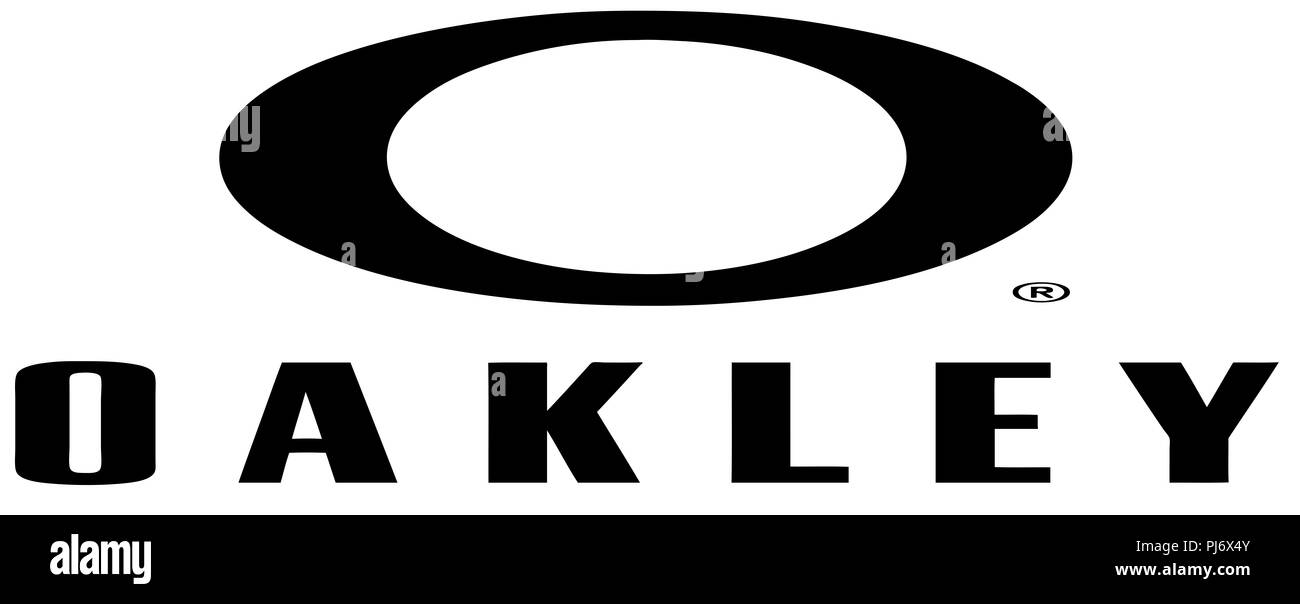 Oakley Gafas deportes un logotipo de marca de moda ilustración Fotografía de  stock - Alamy