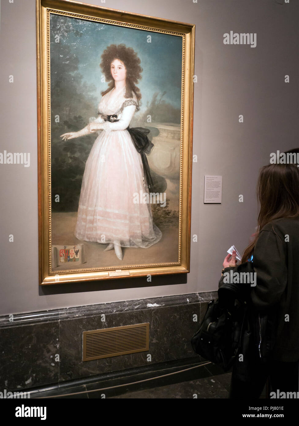 Tadea Arias de Enríquez. Goya. El Museo del Prado. Madrid. España