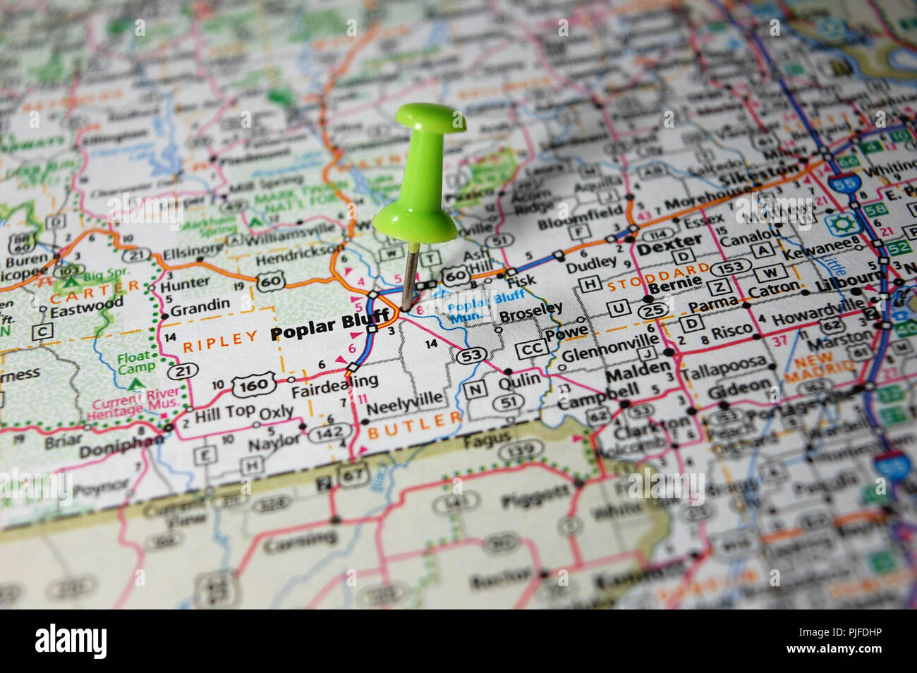 Mapa de malden missouri fotografías e imágenes de alta resolución Alamy