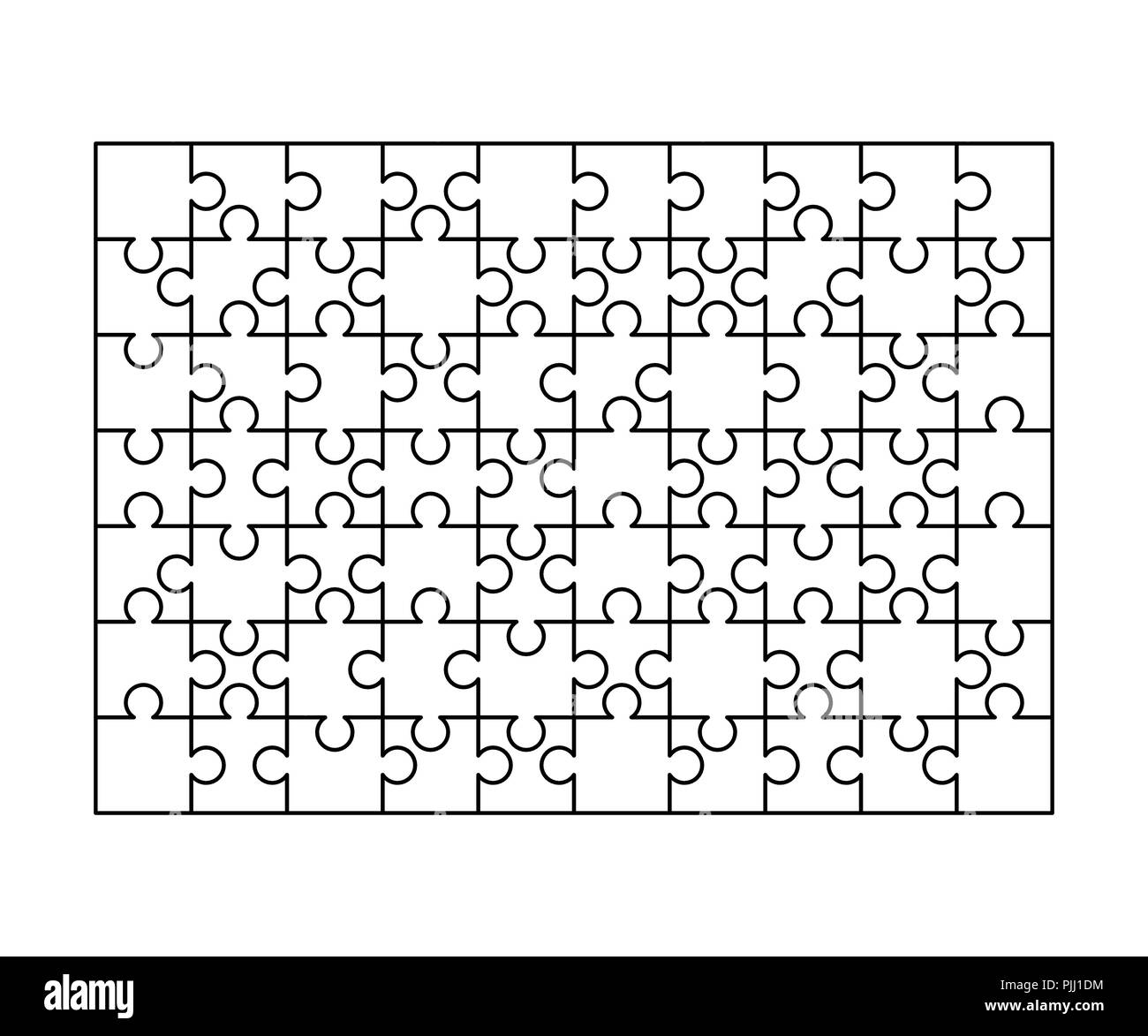 Jigsaw puzzle artwork Imágenes de stock en blanco y negro - Alamy