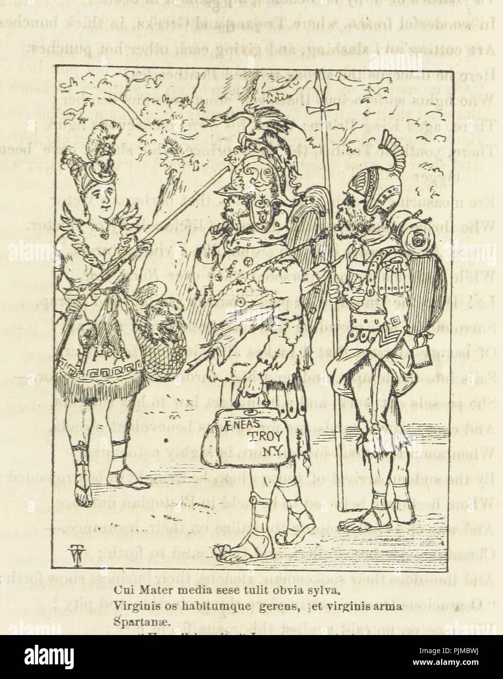 Imagen De La Pagina 17 De Free Traduccion De Los Libros Primero Y Cuarto De La Eneida De Virgilio Una Parodia Con Las Ilustraciones De T Vale La Pena Fotografia