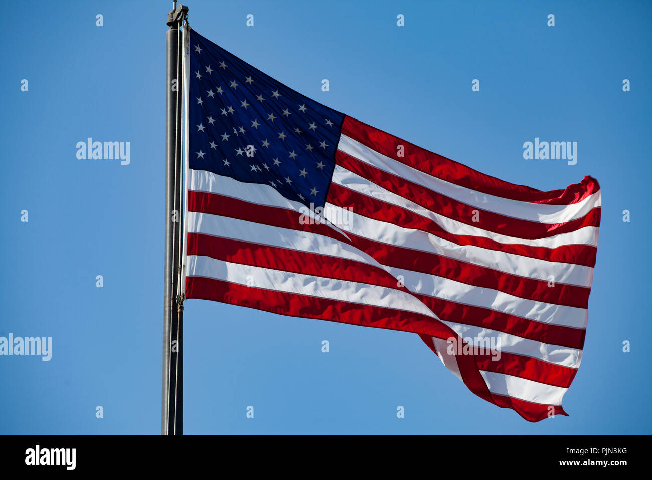 Banner de EE.UU. Foto de stock