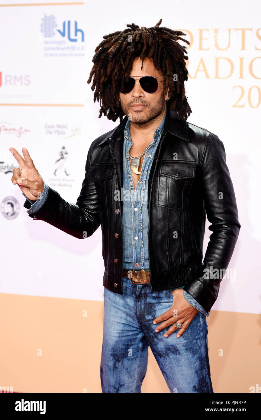 Hamburgo, Alemania. 06 Sep, 2018. Lenny Kravitz en la presentación del Premio Alemán de Radio 2018 en el Eventcenter Schuppen 52. Hamburgo, 06.09.2018 | Uso de crédito en todo el mundo: dpa/Alamy Live News Foto de stock